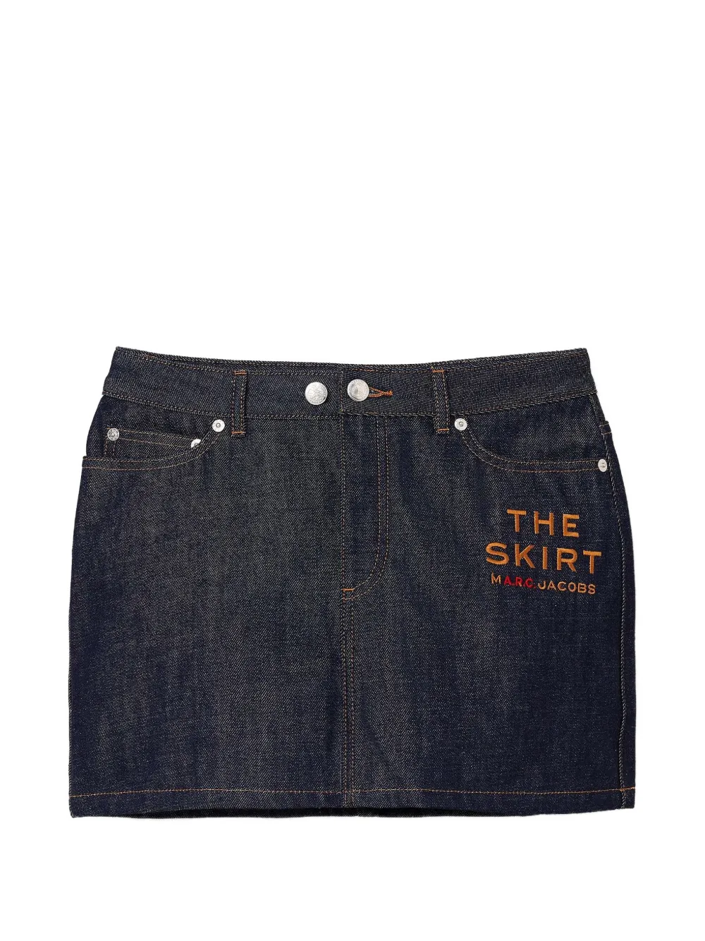Marc Jacobs x A.P.C five-pocket skirt - Blu