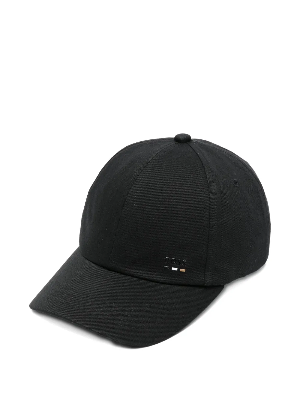 Hugo Boss Logo-lettering Baseball Cap In Black