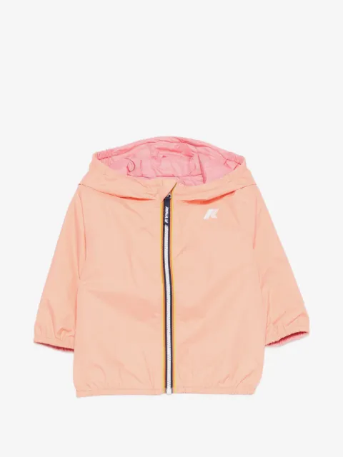 K Way Kids zip-up hooded jacket