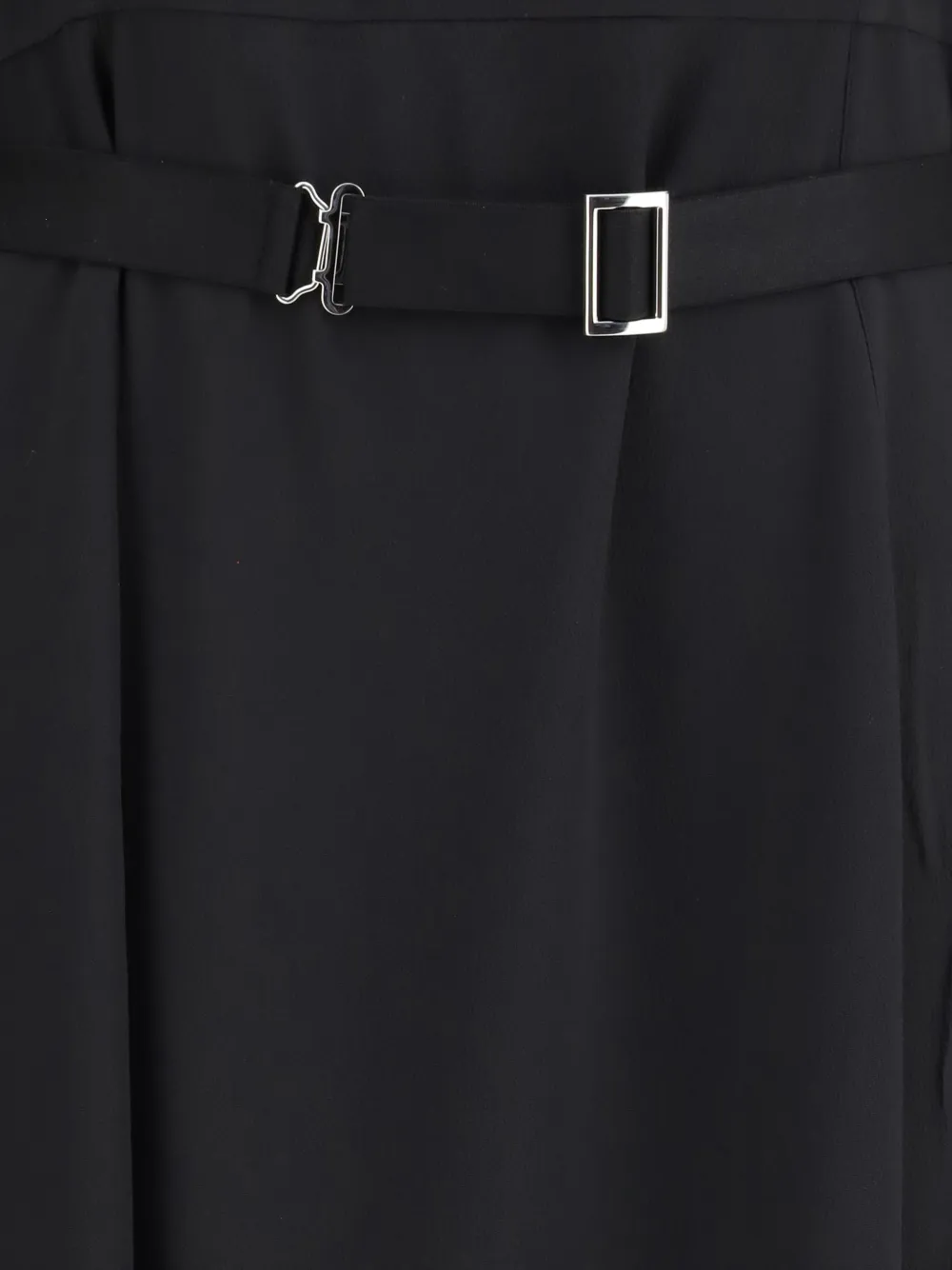 Prada Midi-jurk met ceintuur Zwart