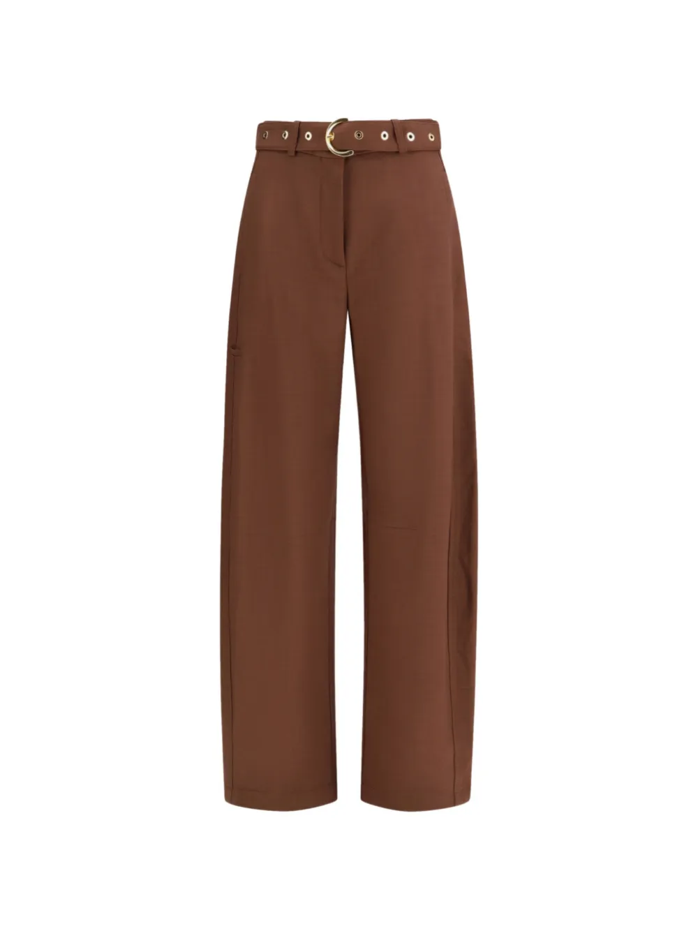 PINKO belted trousers - Marrone