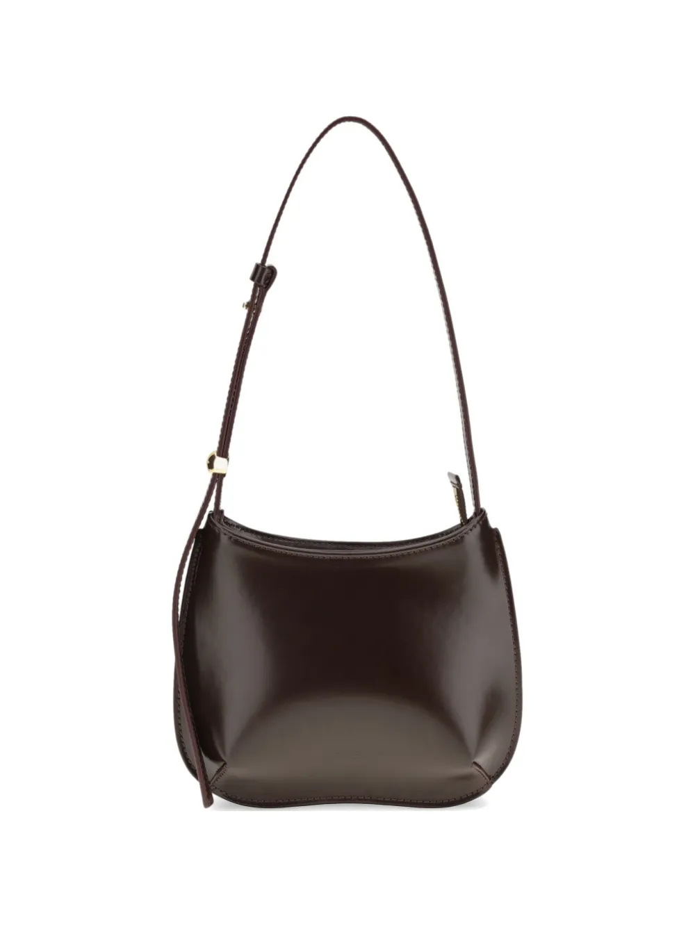 Jacquemus adjustable-strap leather shoulder bag - Marrone