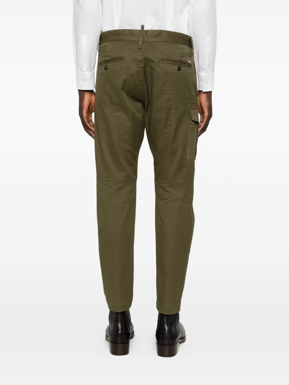 DSQUARED2 Broek met cargo zak Groen