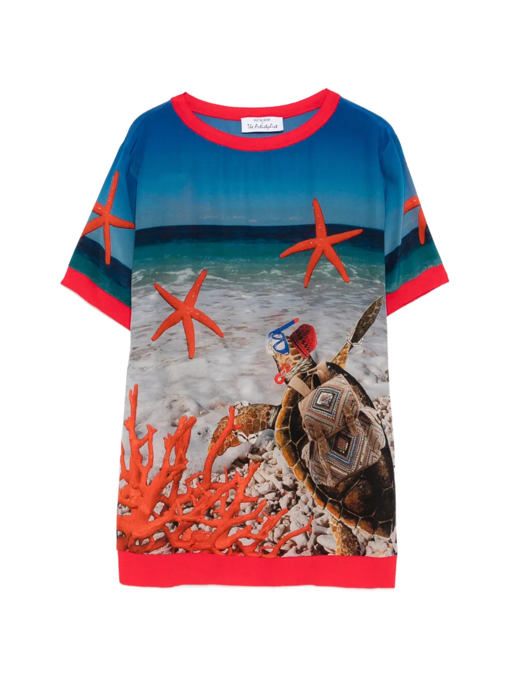 The Artistylist T-shirt con stampa - Blu