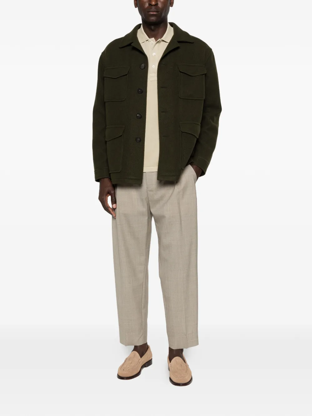 Briglia 1949 Arnos geplooide broek Beige