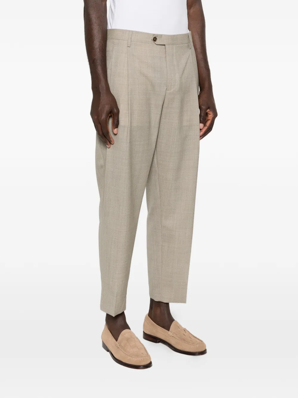 Briglia 1949 Arnos geplooide broek Beige