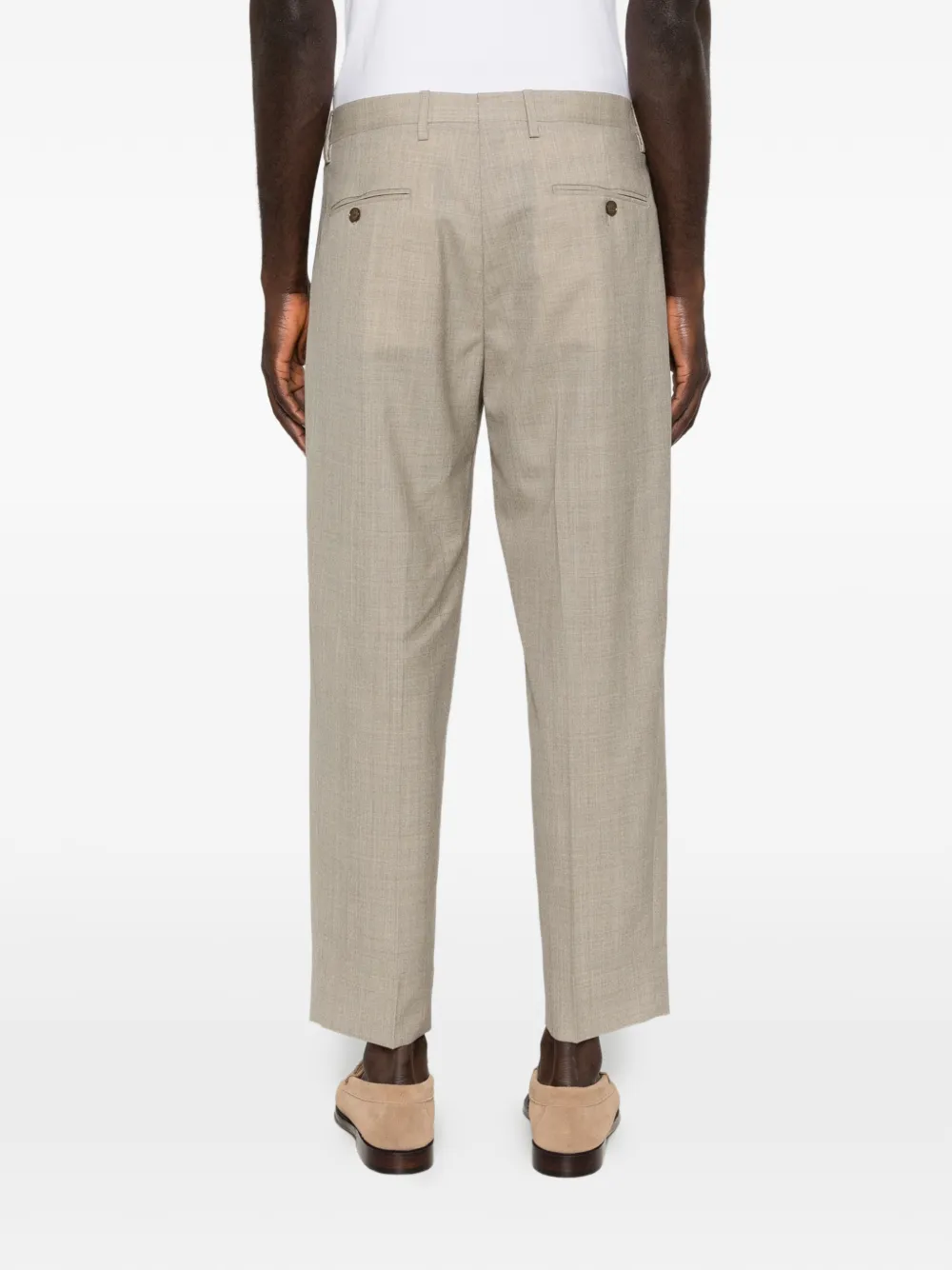 Briglia 1949 Arnos geplooide broek Beige