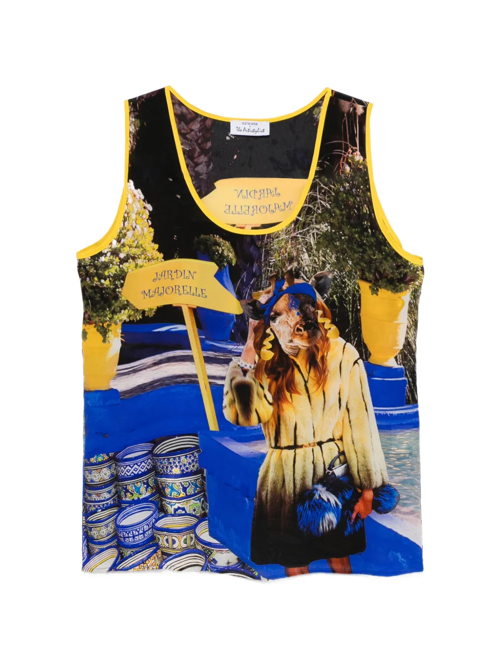 The Artistylist Canotta Jardin Majorelle - Blu