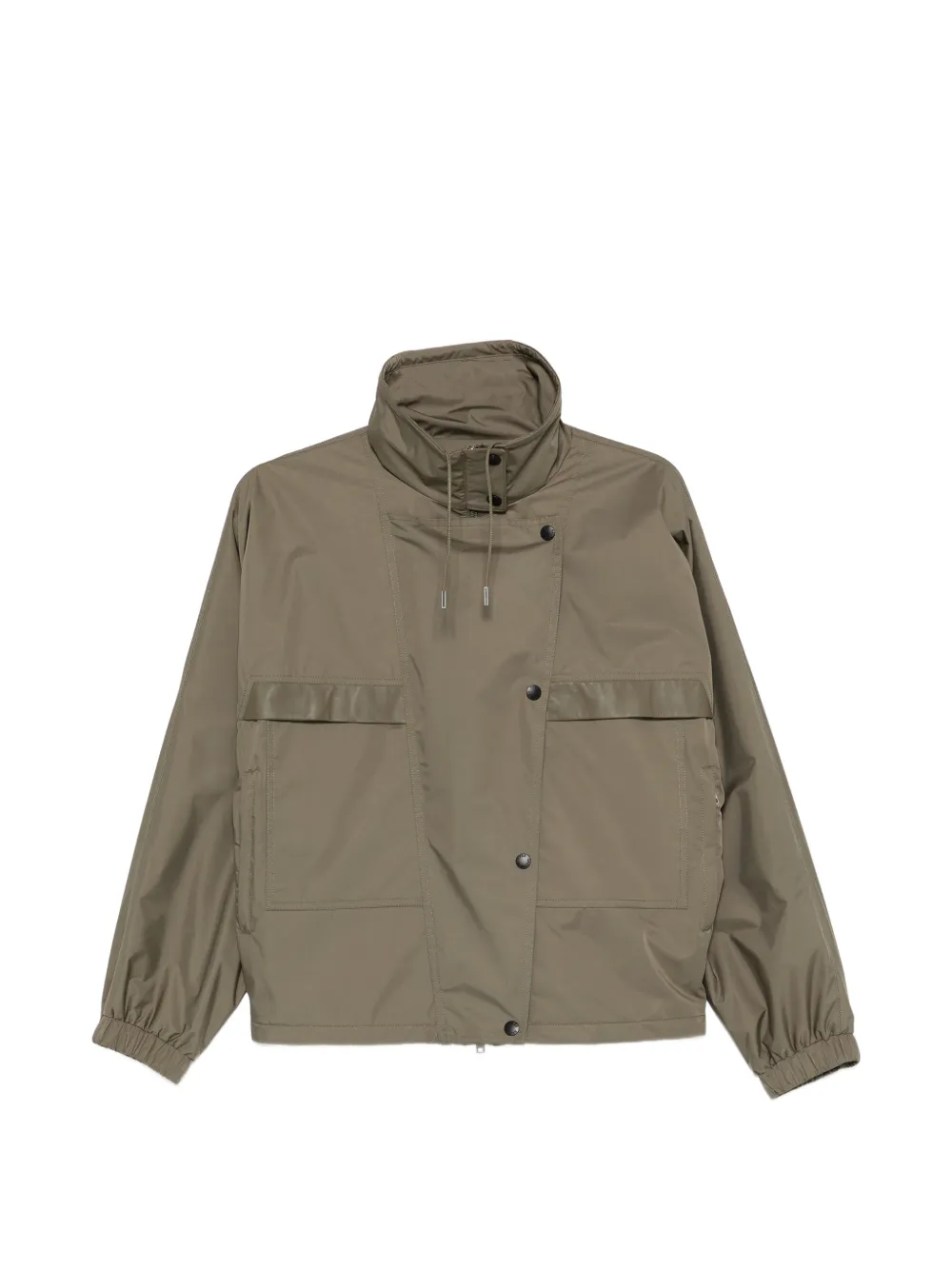 Yves Salomon high-neck jacket - Verde