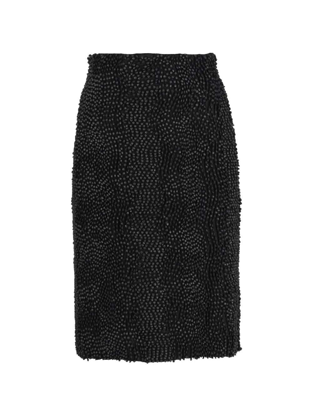 Gianfranco Ferré Pre-Owned back-zip midi skirt - Nero