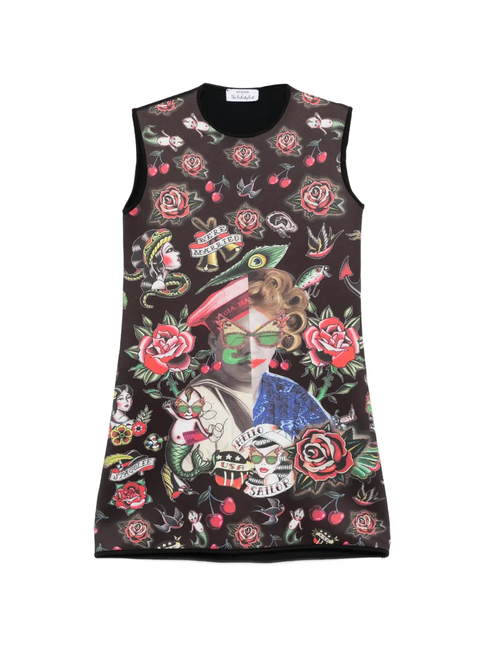 The Artistylist printed mini dress