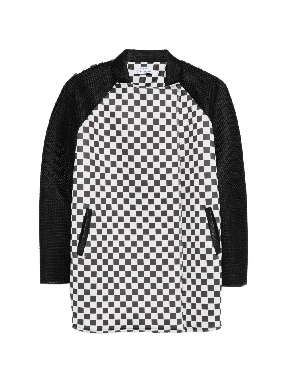The Artistylist checked coat - Black