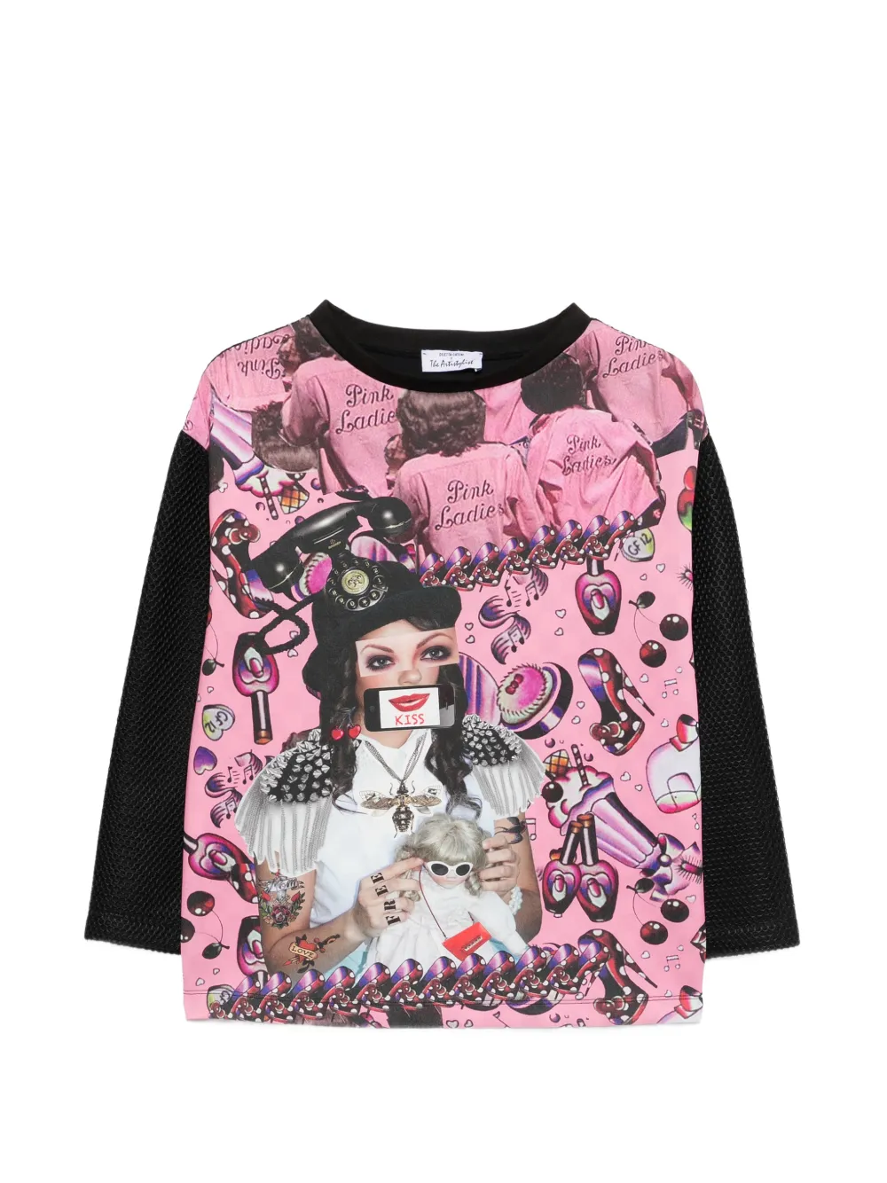The Artistylist Felpa con stampa - Rosa