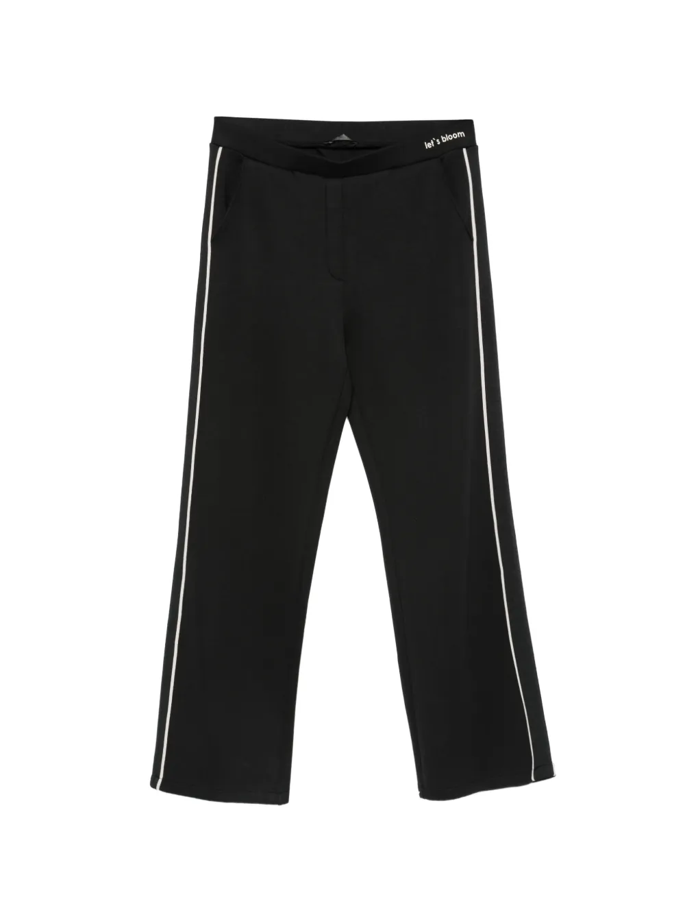 Betty Barclay side-stripe track pants - Nero