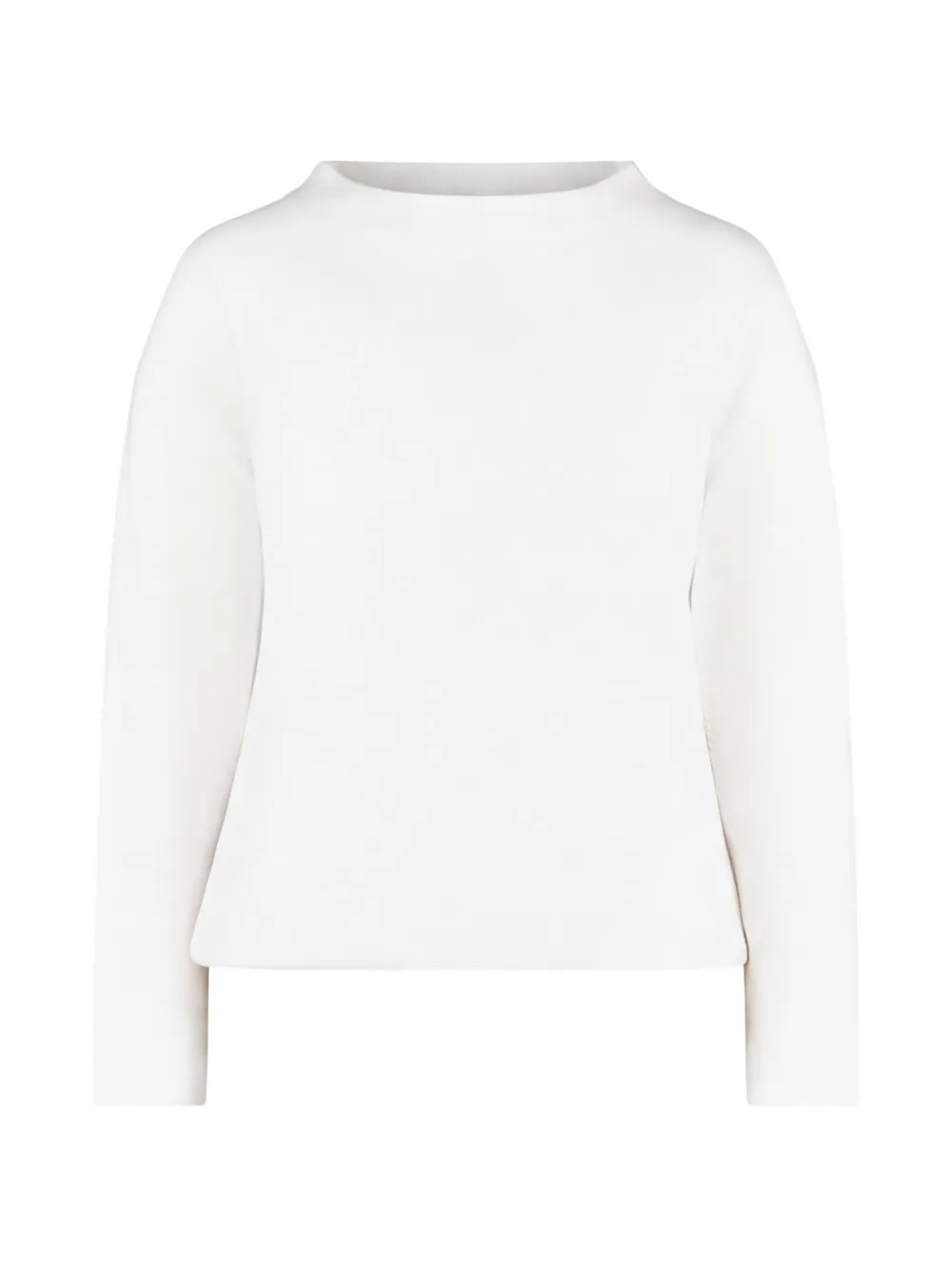 BETTY & CO textured boat-neck long-sleeve top