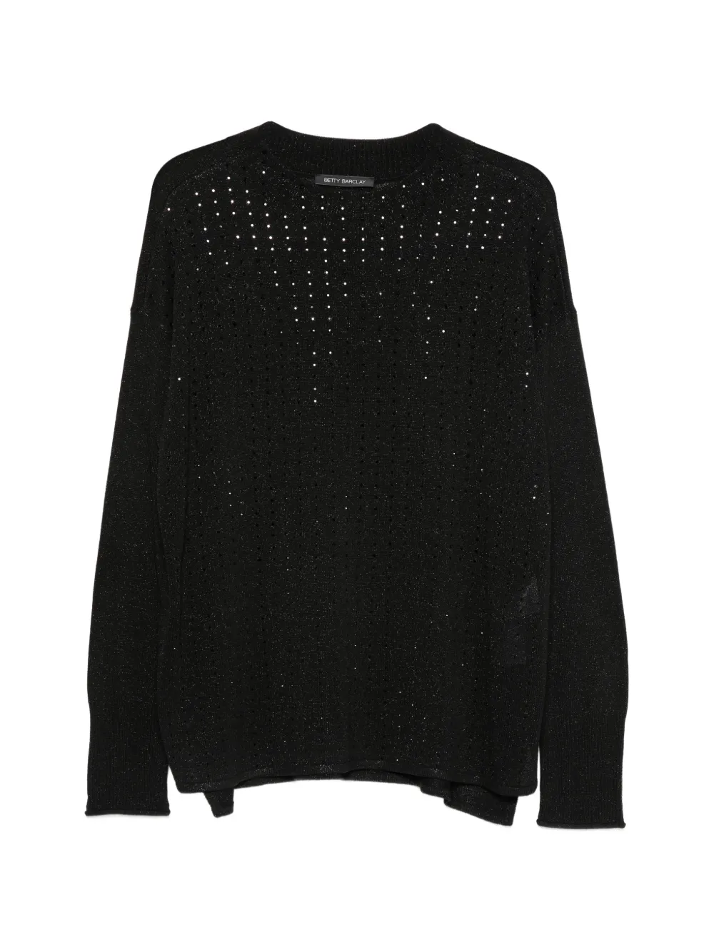 Betty Barclay sequin-embellishment sweater - Schwarz