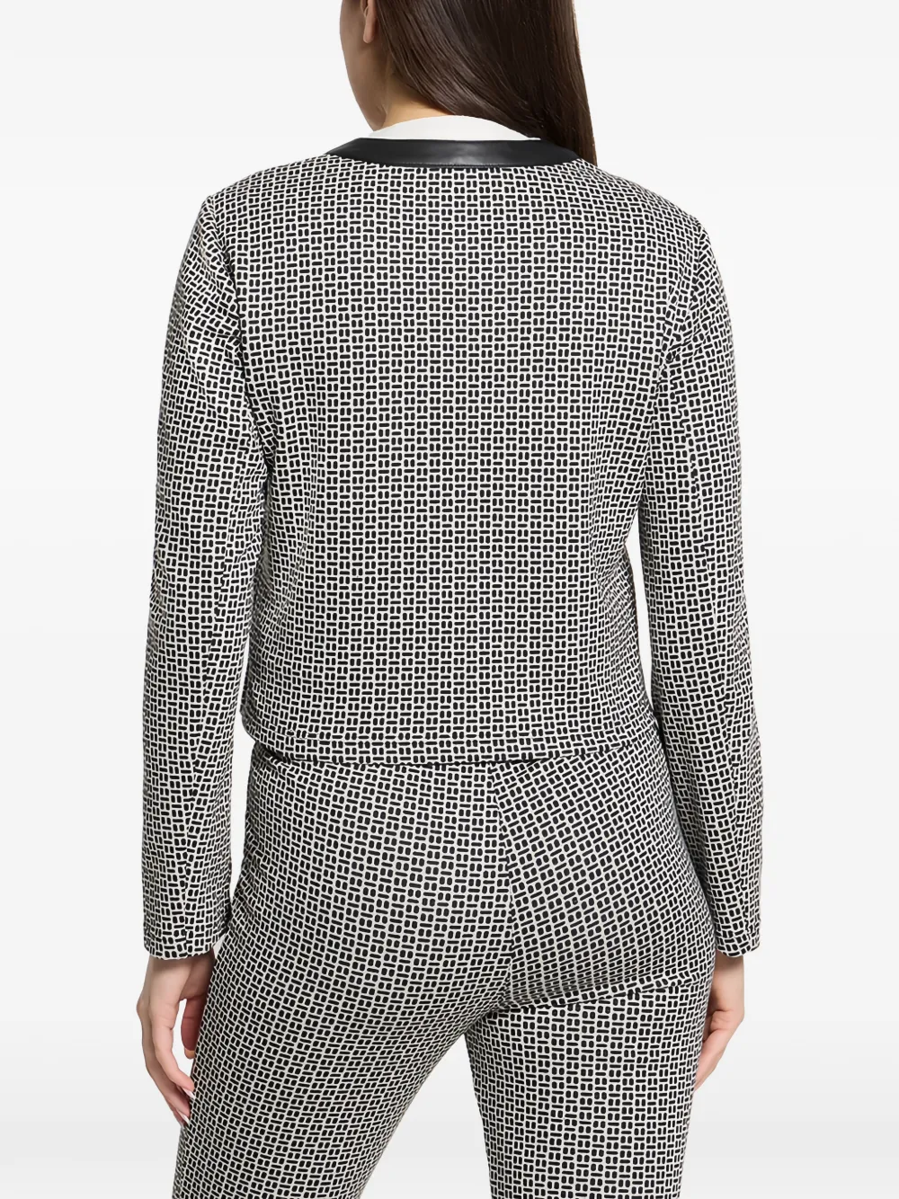  Betty Barclay Geometric-print Jacket - Neutrals 