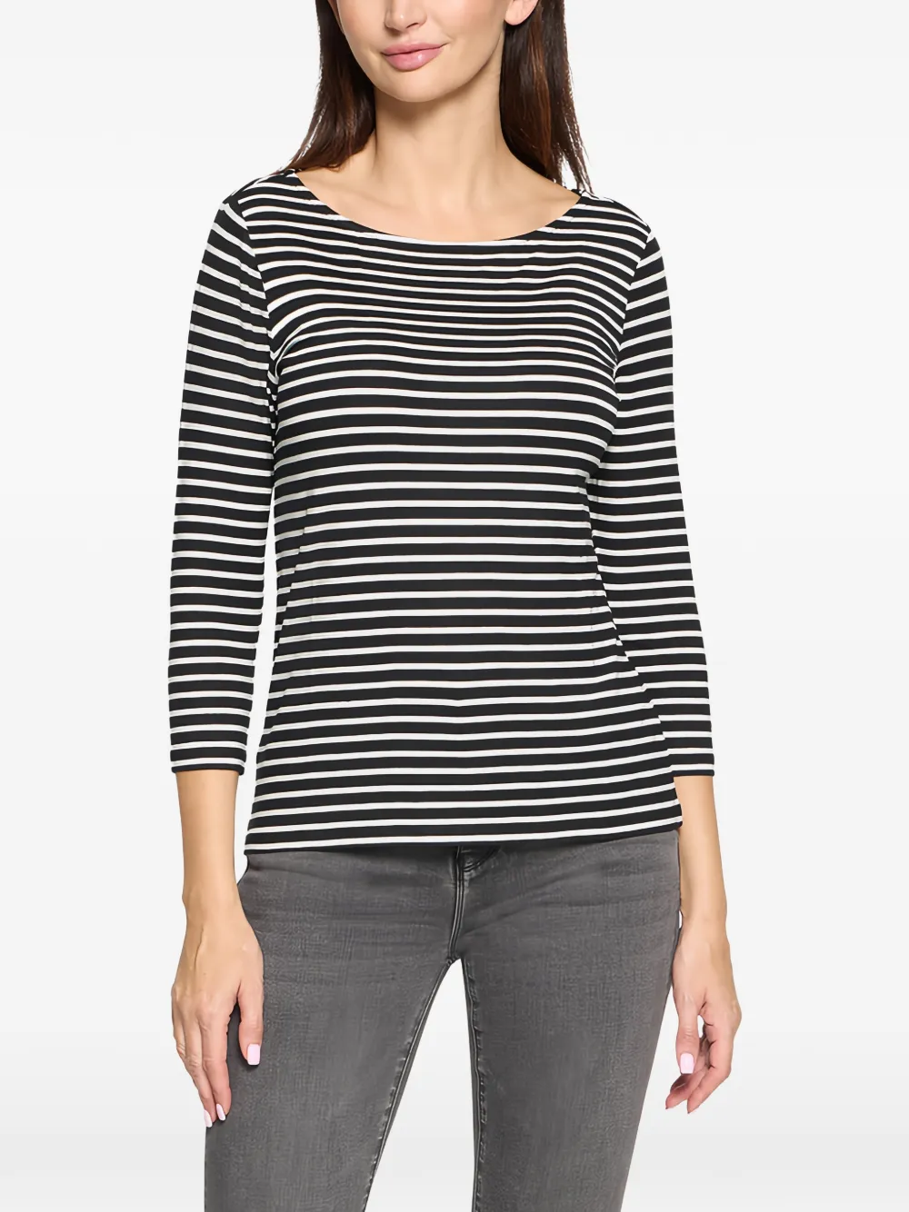 Striped Long-Sleeve Top