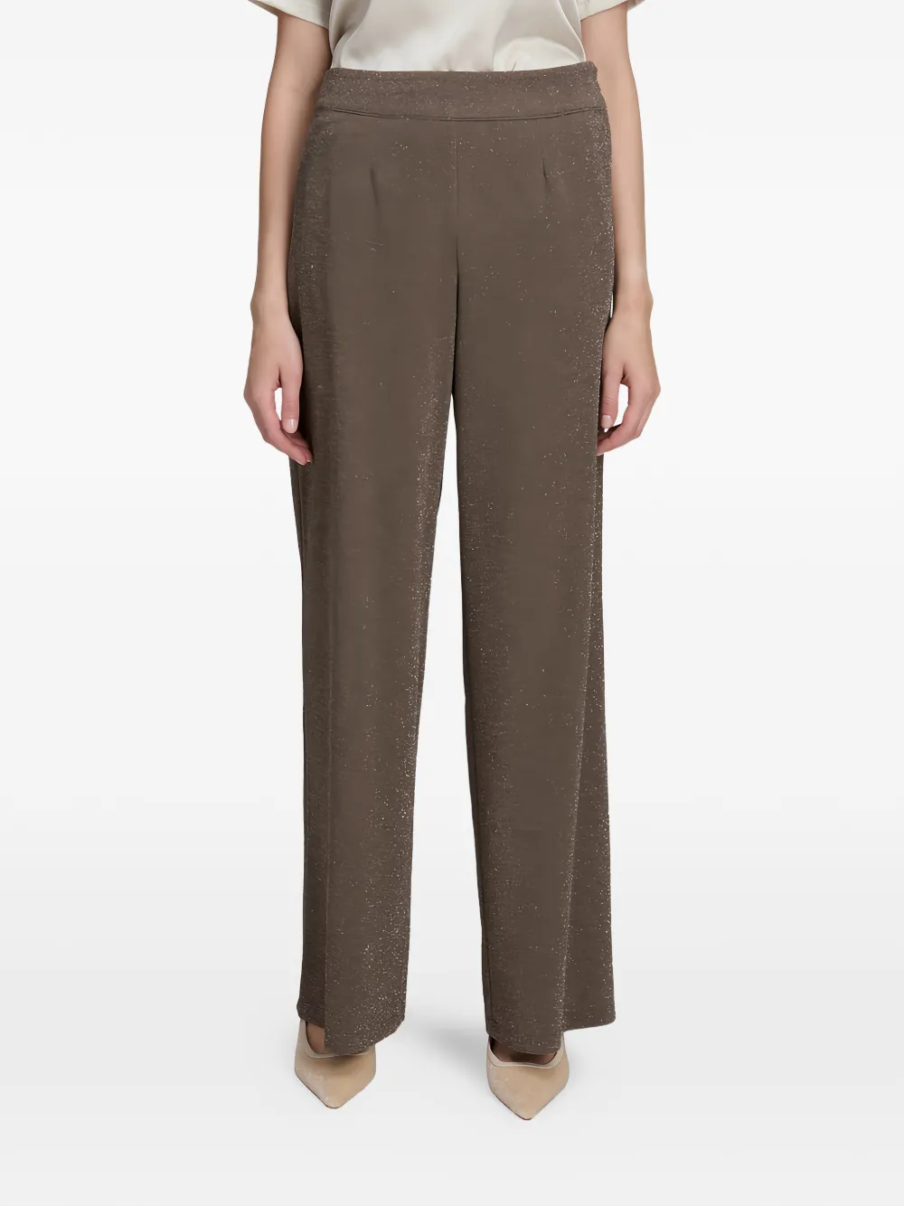  Betty Barclay Wide-leg Trousers - Brown 