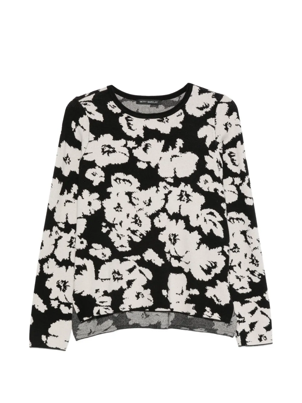 Betty Barclay floral-print sweater - Nero