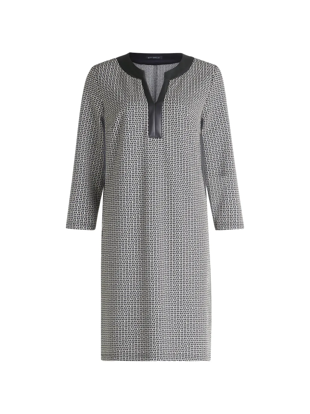 Betty Barclay V-neck mini dress - Toni neutri