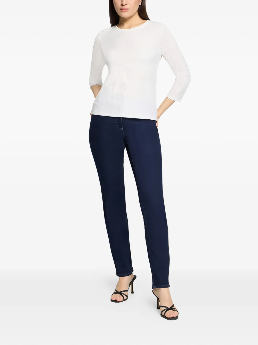  Betty Barclay Textured Top - Neutrals 