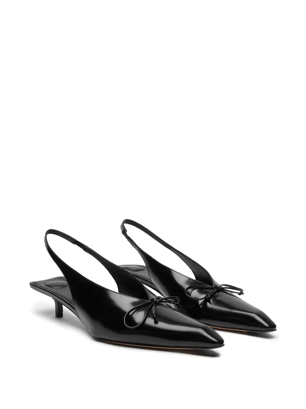 Jacquemus Pumps met strikdetail Zwart