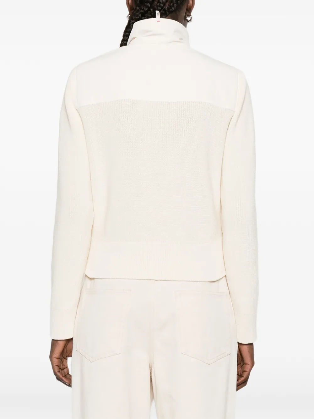 Moncler Grenoble Vest met rits Beige