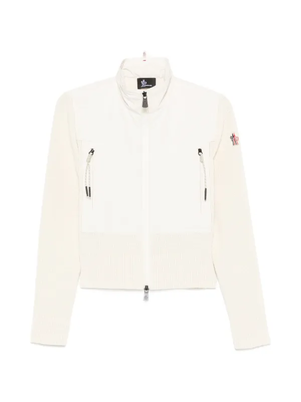 Moncler Grenoble Zip-up Cardigan in Neutrals