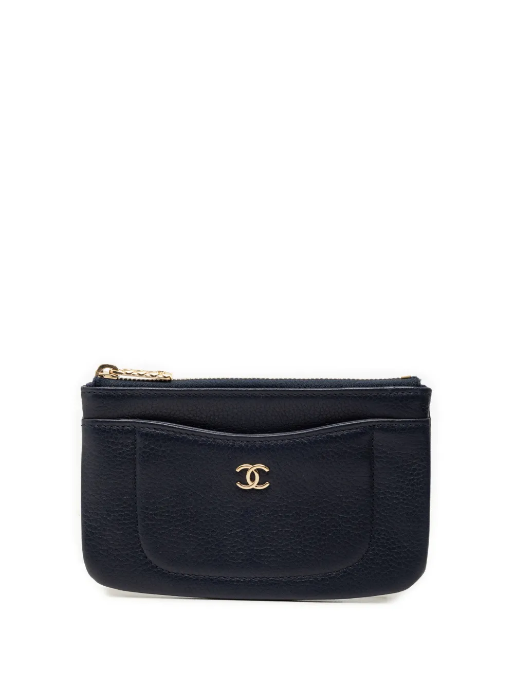 CHANEL Pre-Owned 2017-2018 Calfskin Neo Executive Purse coin pouch - Blu