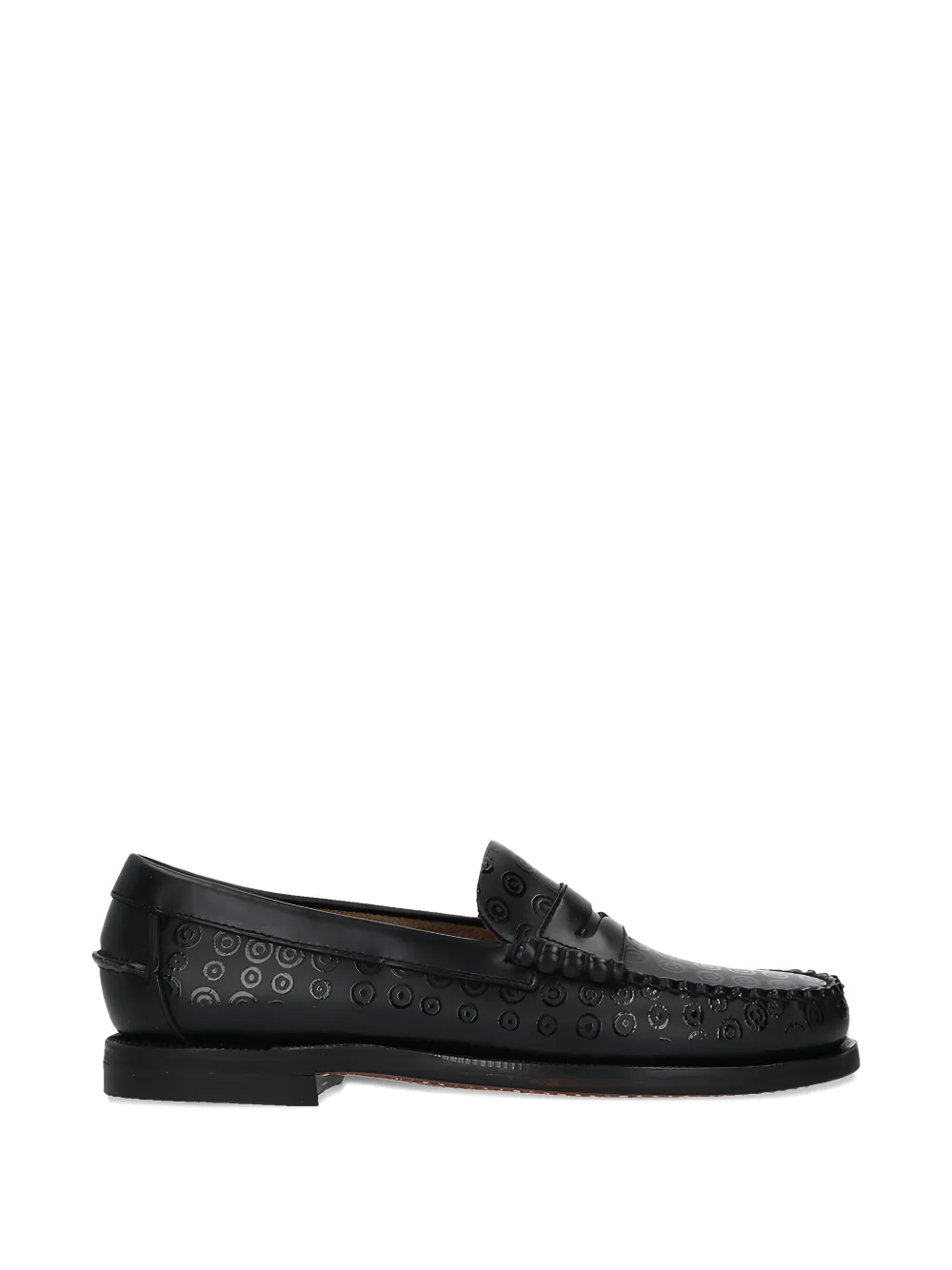Sebago x 10 Corso Como circles-print loafers - Nero