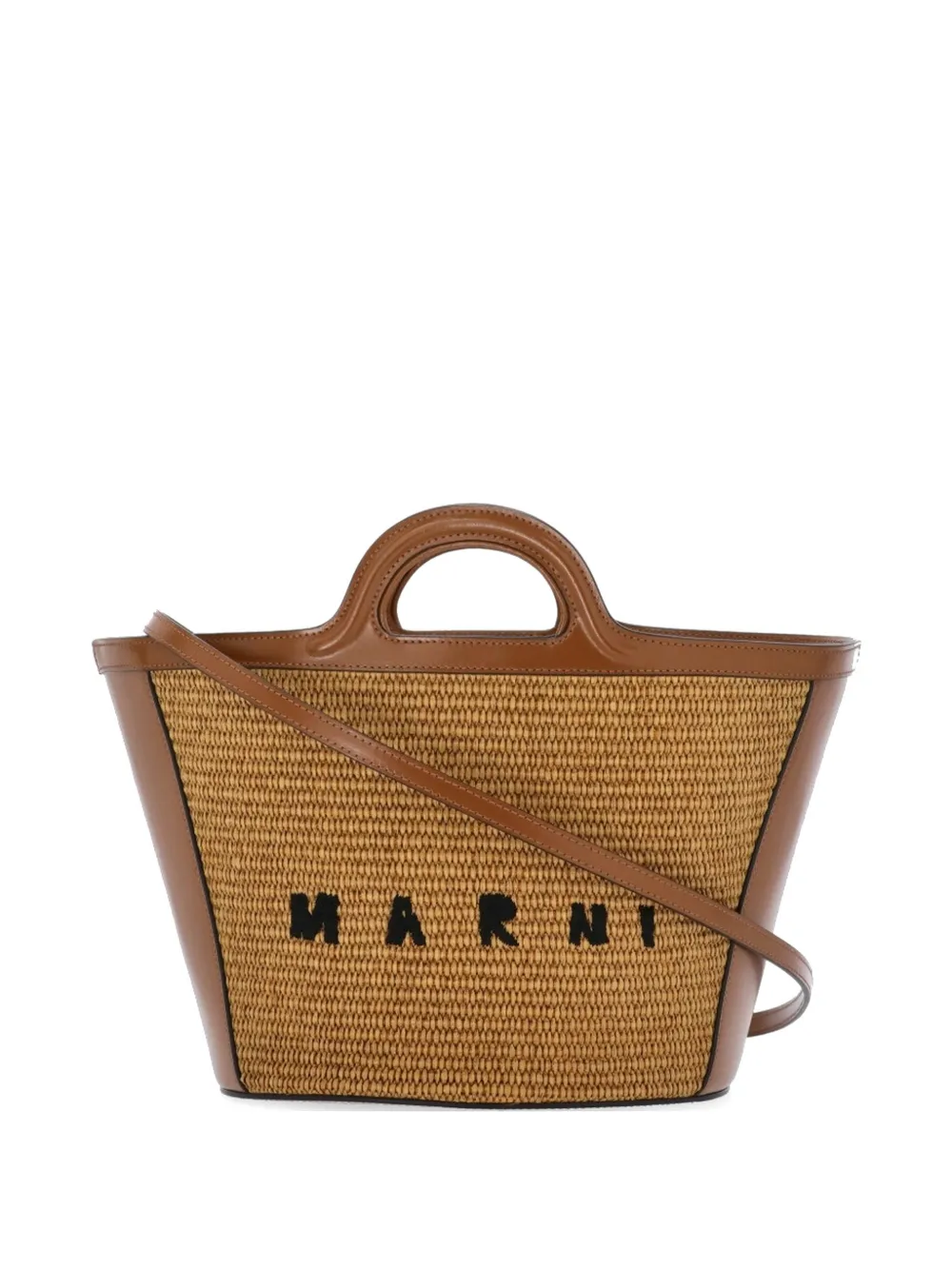 Marni small Tropicalia tote bag - Toni neutri