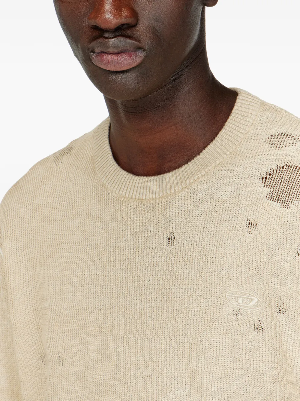 Diesel K-Daianas trui Beige
