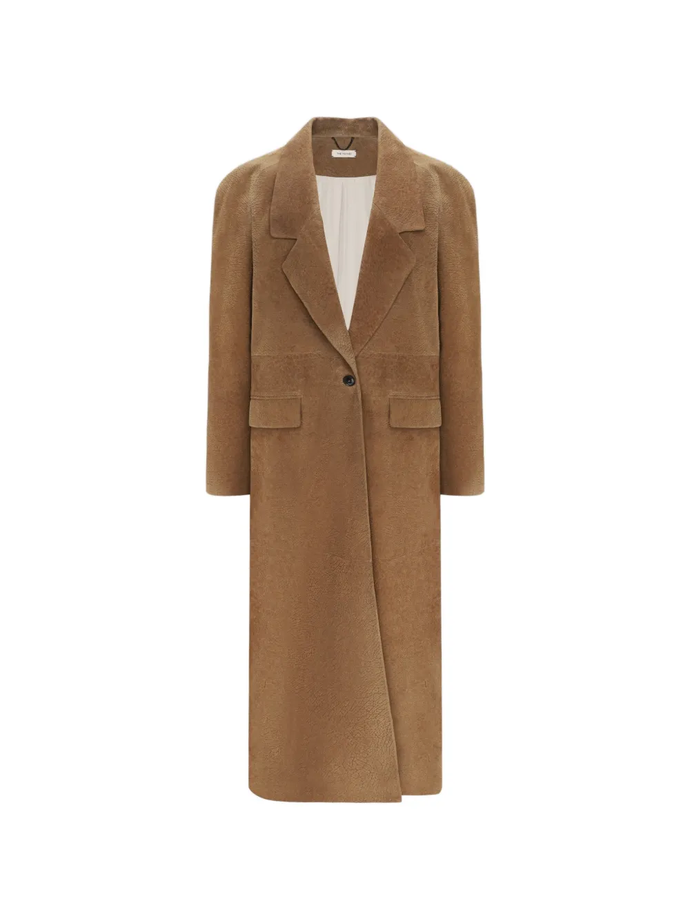 The Mannei button-up coat - Brown