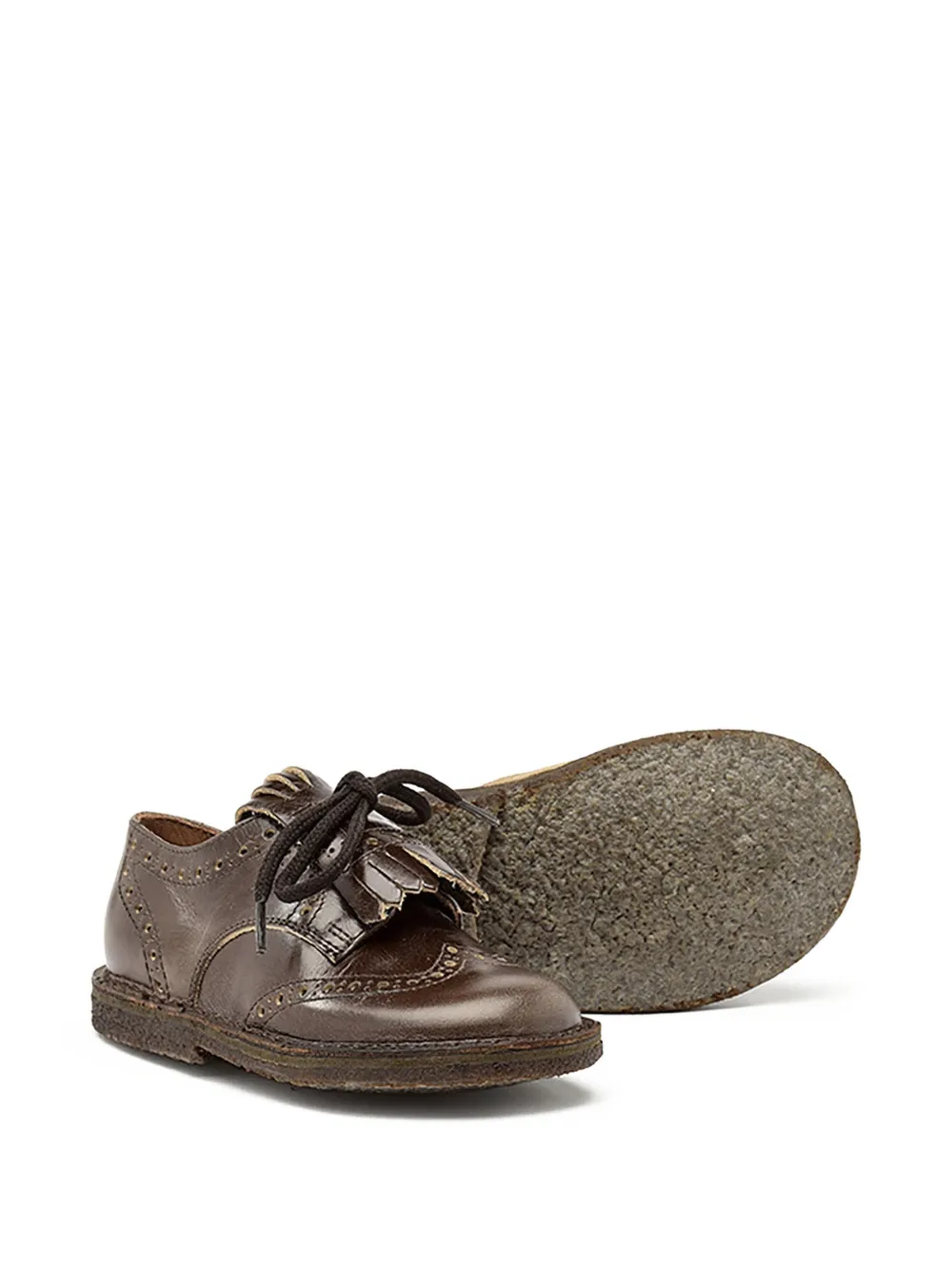 Pépé Kids Brogues met veters Bruin