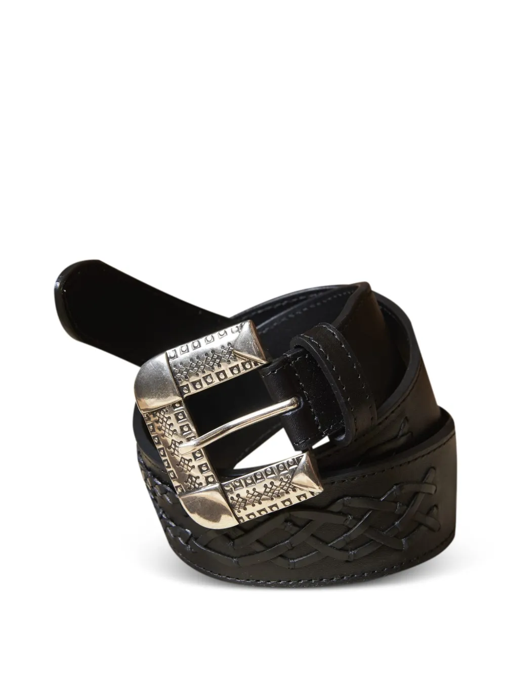 Fortela Terra buckle belt - Nero