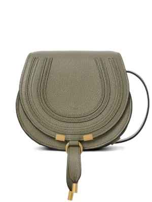 Chloé レザー ショルダーバッグ | グレー | FARFETCH JP