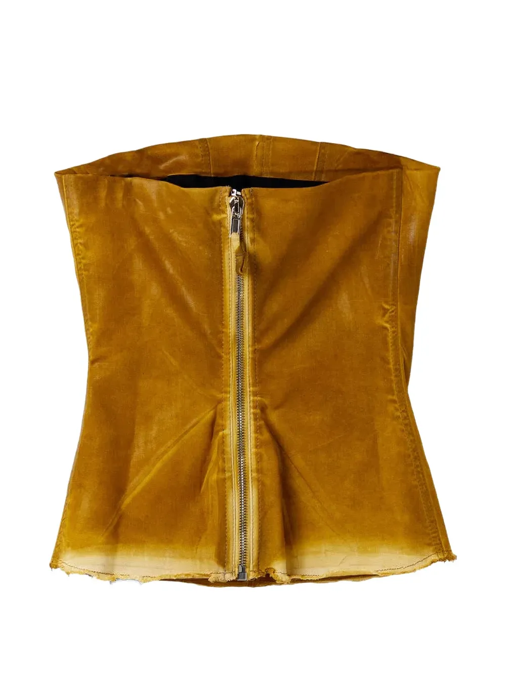 Rick Owens DRKSHDW Top met ritssluiting Geel