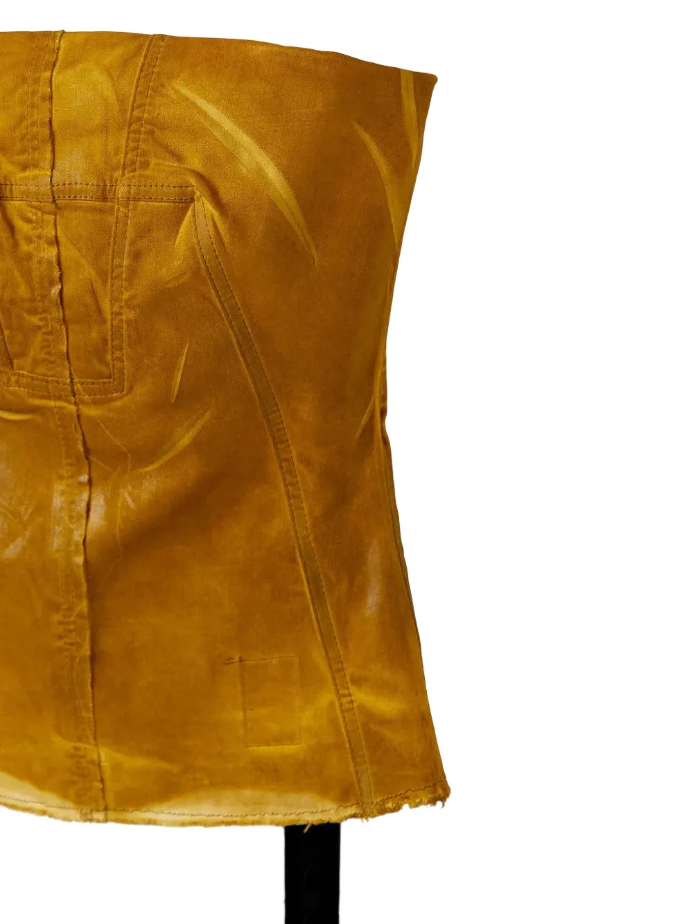 Rick Owens DRKSHDW Top met ritssluiting Geel