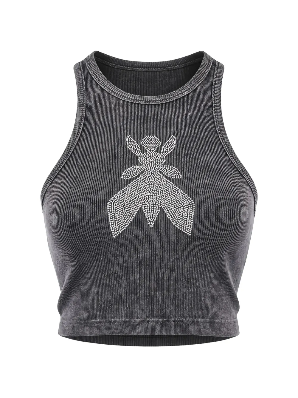 Patrizia Pepe logo-embellished tank top - Grigio