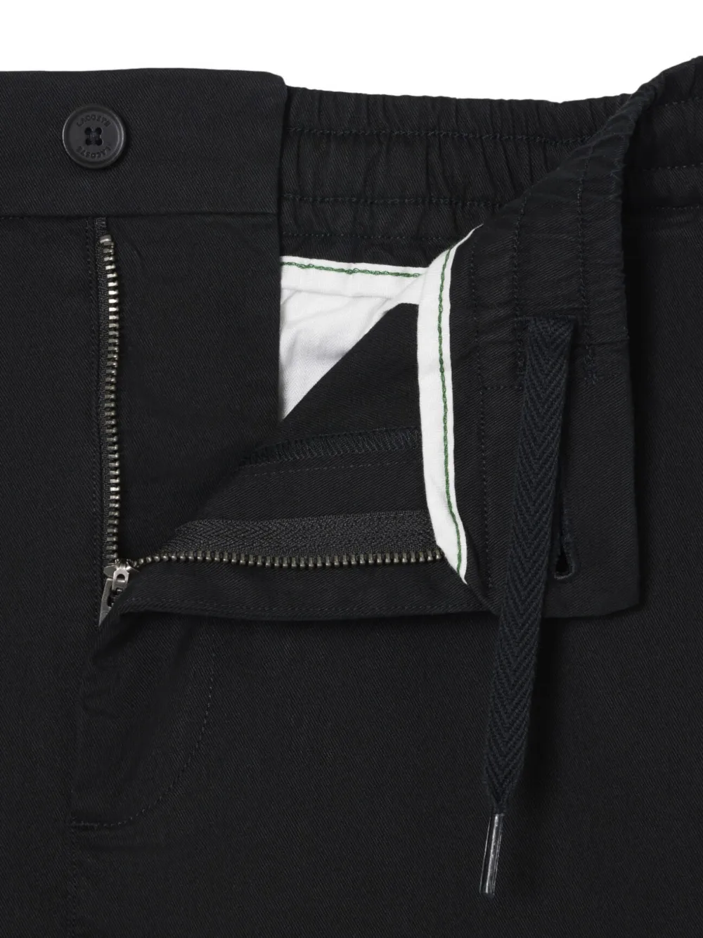 Lacoste Straight broek Zwart