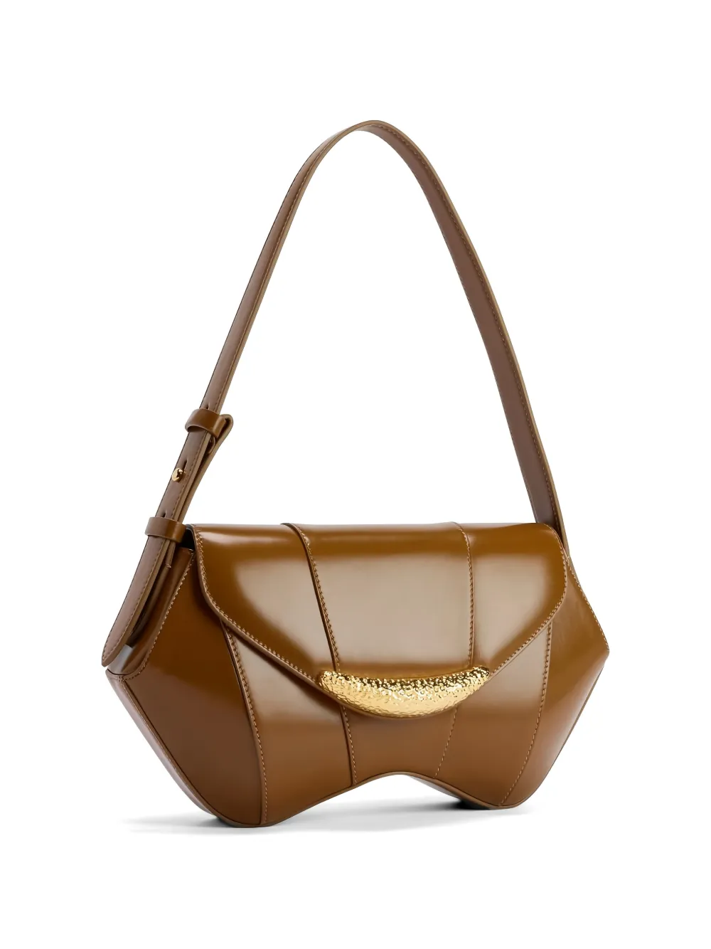  Giuseppe Zanotti Gz Day And Night Embellishment Shoulder Bag - Brown 