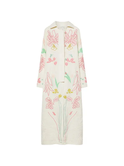 Forte Forte Jas met geborduurde bloemen