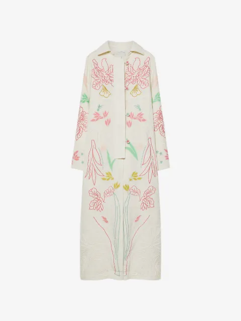 Forte Forte floral embroidered coat
