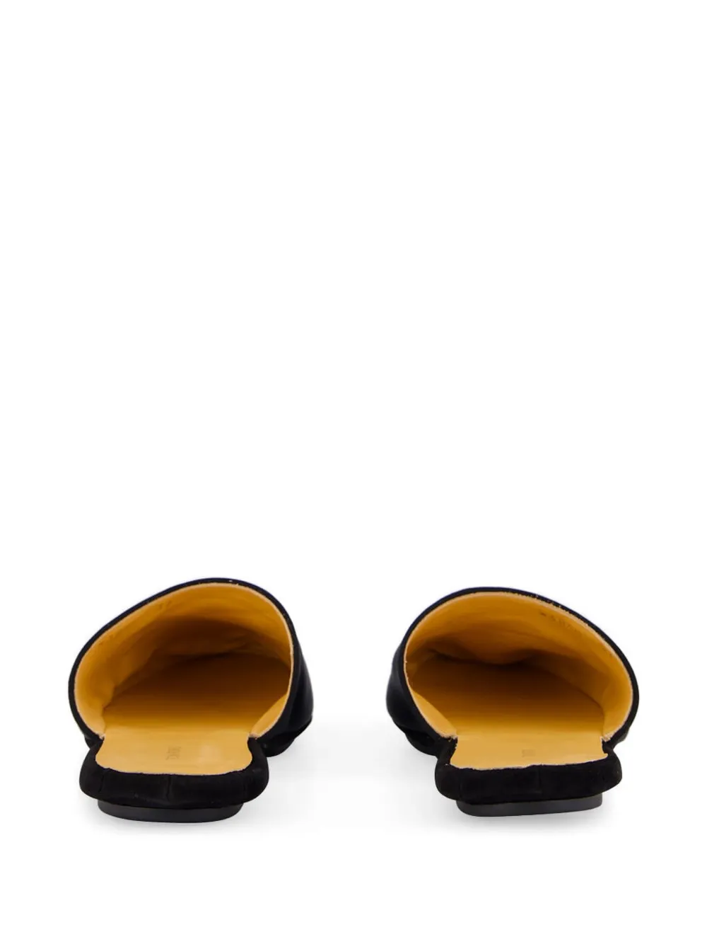 TOM FORD Leren slippers Zwart