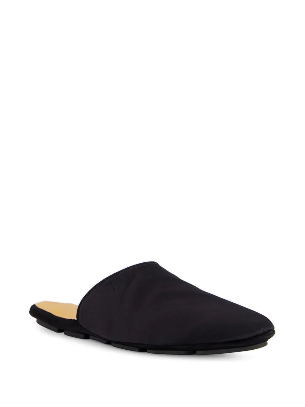TOM FORD Leren slippers Zwart