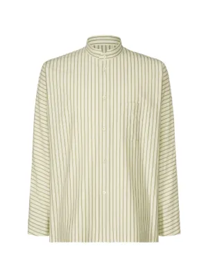 Giorgio Armani Striped Cotton Shirt | Blue | FARFETCH