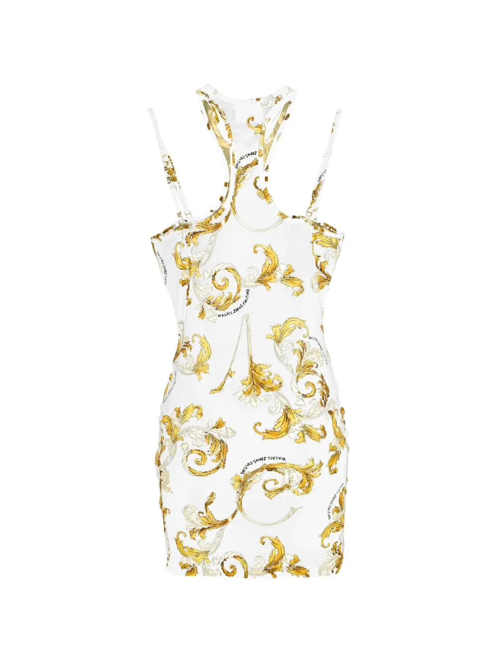 Versace Jeans Couture Mini-jurk met couture-print Wit