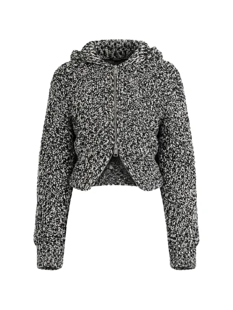 Nanushka Sonnet knitted hooded jacket