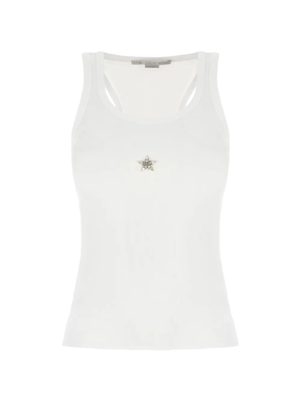 Stella McCartney star-embellished vest - Bianco
